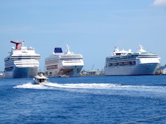 At port in Nassau