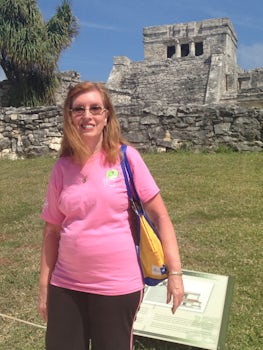 Me at the Tulum ruins