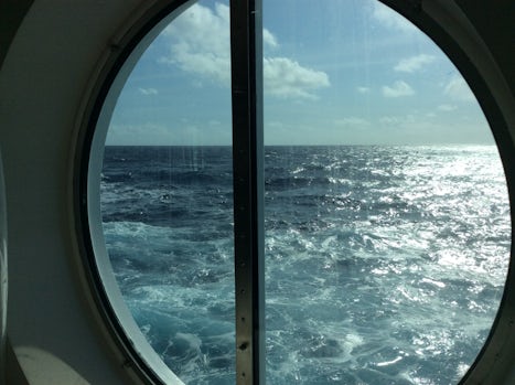 View from our stateroom.