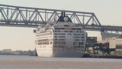 Oceana docked in New Orelans