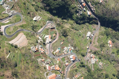 Looking down into Nuns Valley, Madeira