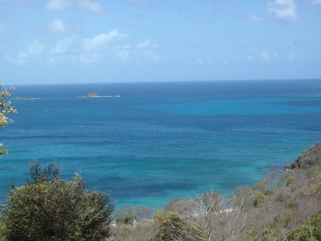Island hike, view from the hill top
