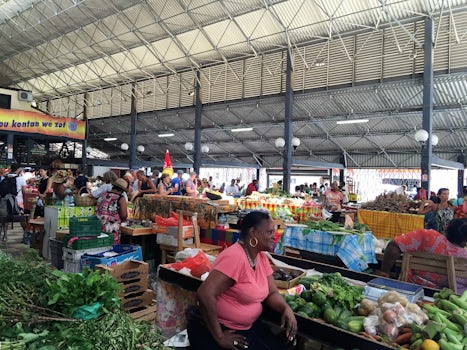the market at Martinique