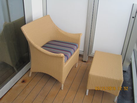 One chair on Deck