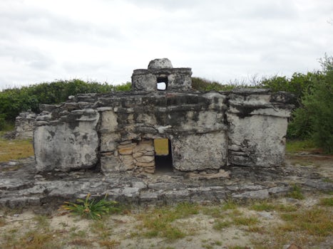 A Mayan lighthouse during the Cozumel excursion