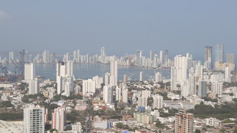 City of Cartagena from La Popa Monastery