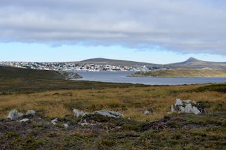 View across the Falklands on a beautiful day