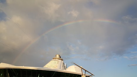 Rainbow on April 2016 cruise
