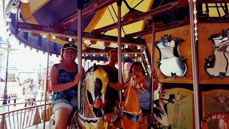 Merry GO Round on the Boardwalk on the ship