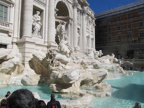 Included shore excursion was a full day in Rome.  Donated another coin to the Trevi Fountain