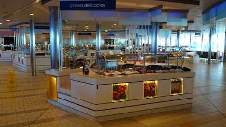 One of several food islands in Oceanview Cafe.
