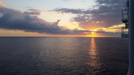 Sunrise near Coco Cay
