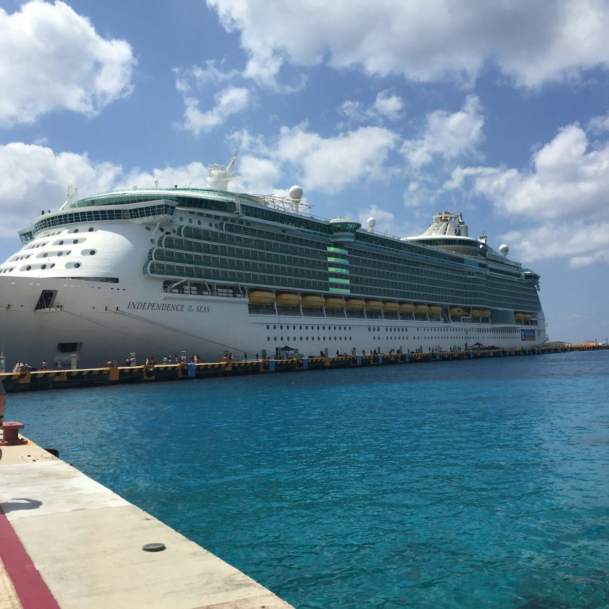 Independence of the Seas from Cozumel, Mexico