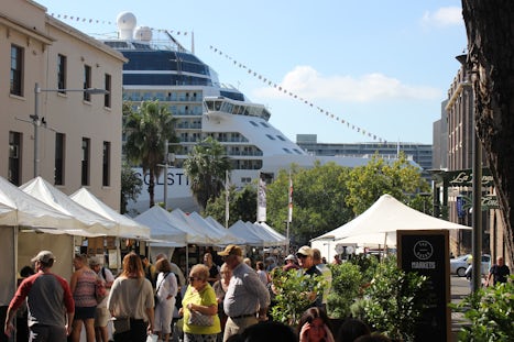 Taken at The Rocks Saturday market in Sydney with the Solstice docked