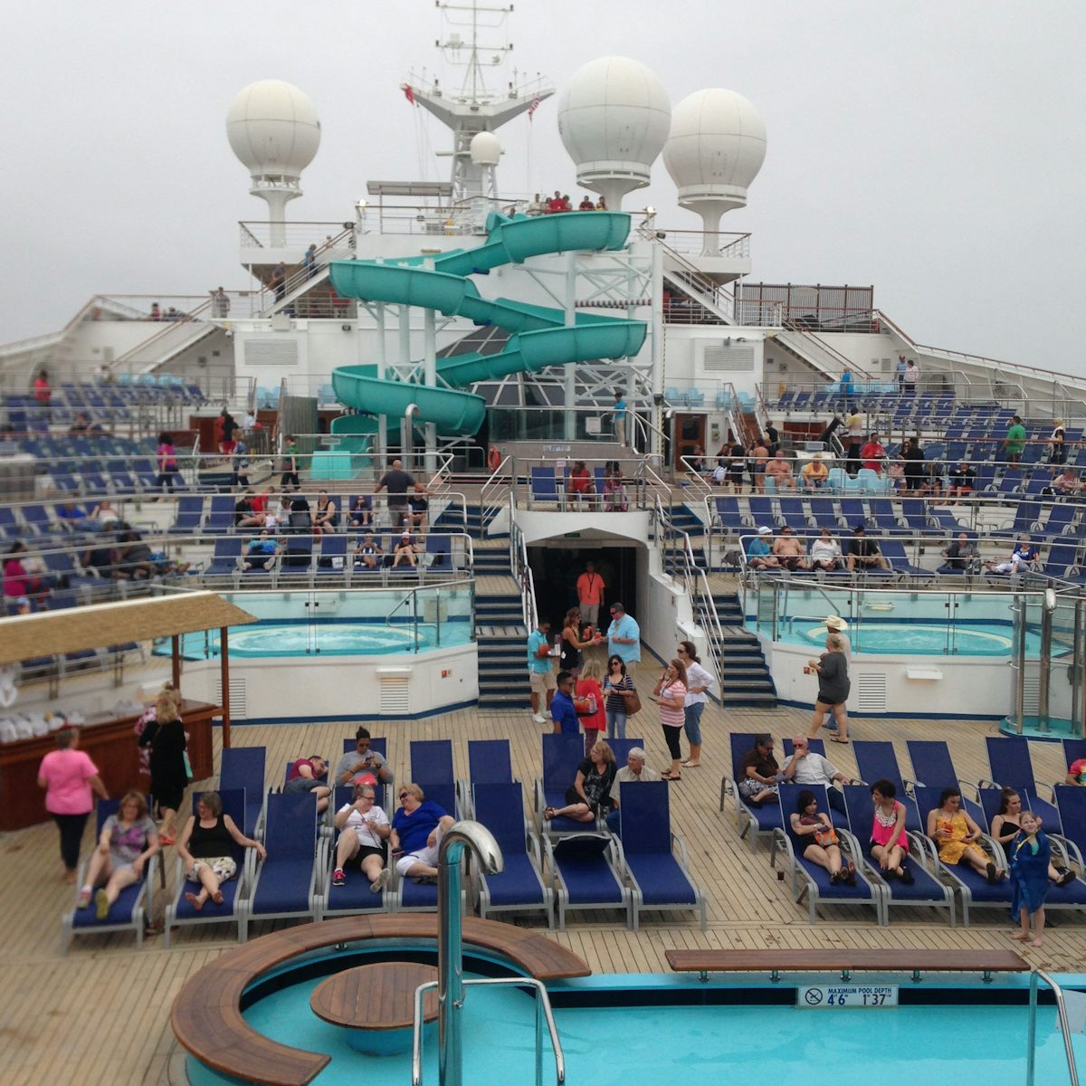 out on the Lido Deck