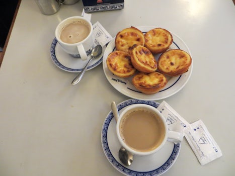 The famous pastries of Belem in Lisbon. Leave your diet behind.