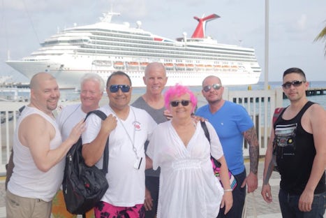 Some of our group just landed in Cozumel