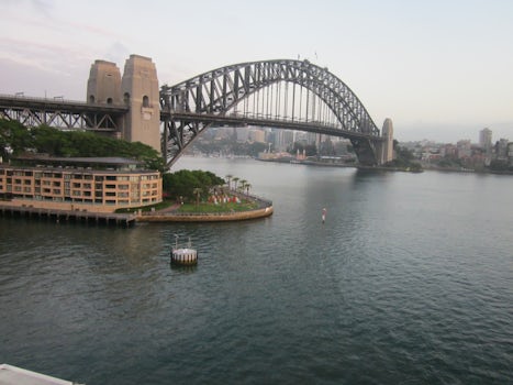 View from ship in Sydney, Australia