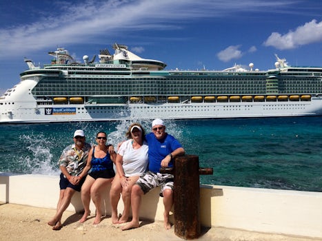 At the El Cid - in Cozumel, on an All Inclusive Day Pass - right next to the ship