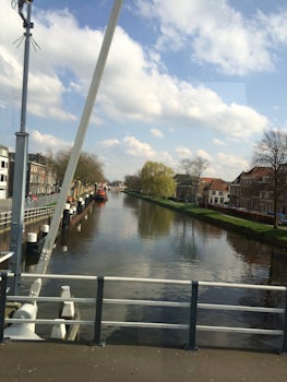 Canal in Delft.