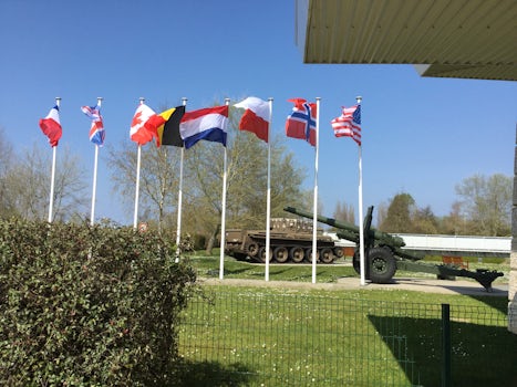 Flags at Bridge Museum.