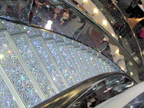 The Swarovski Crystal Staircase