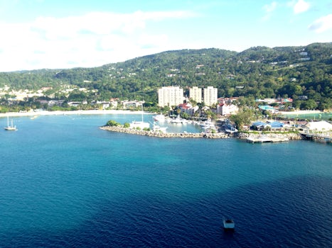 The port of Ocho Rios, Jamaica