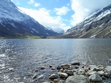 Beautiful Lovatnet Lake (Loenfjord)