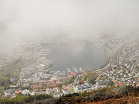 Bergen from top of Mount Floien