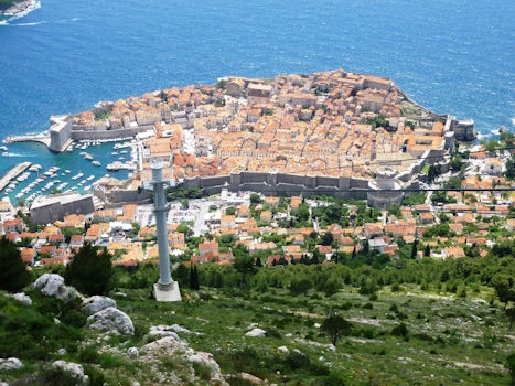 View of Dubrovnik from Cable Car