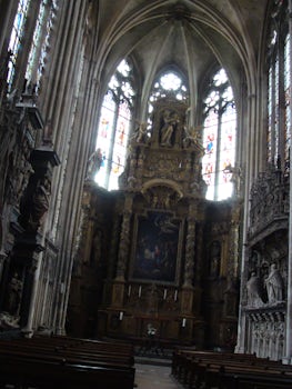 Behind altar, Rouen Cathedral
