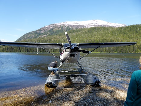 Our float plane out of Kethikan, during our landing mid-tour