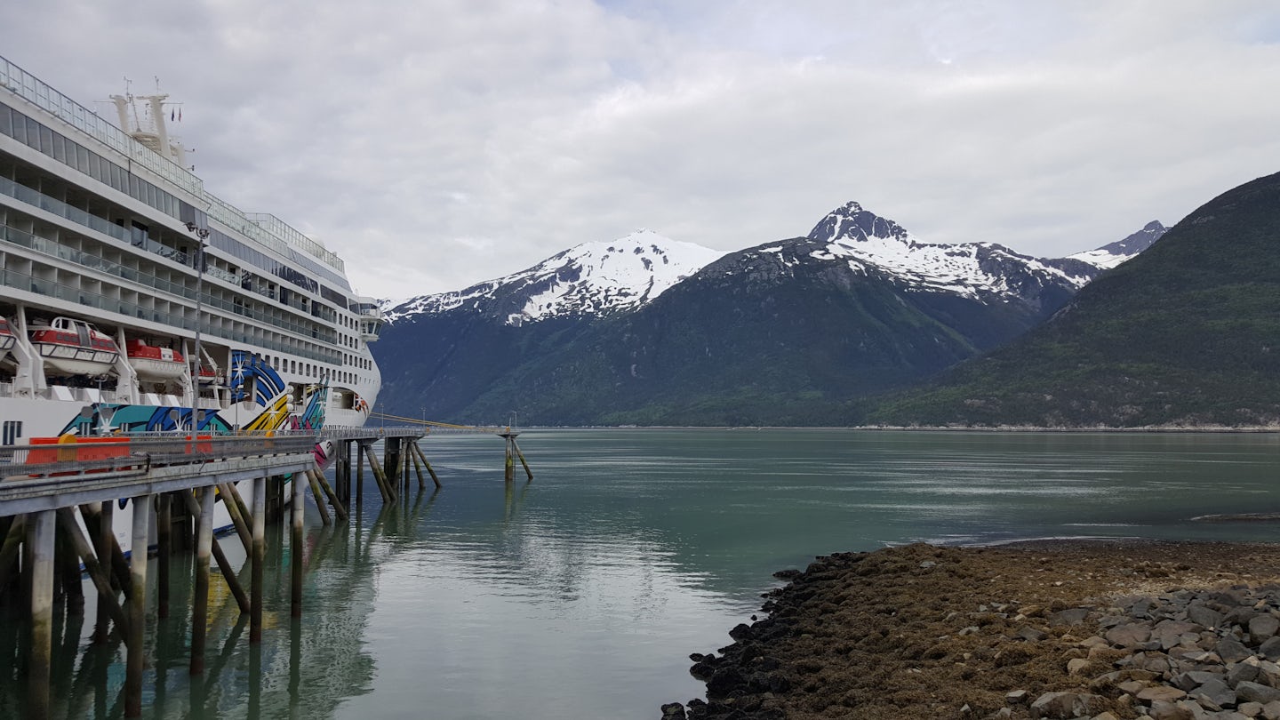 Arrival at the Port of Skagway