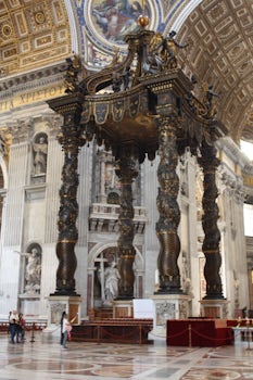 St. Peter's Baldachin (Italian: Baldacchino di San Pietro) is a large B