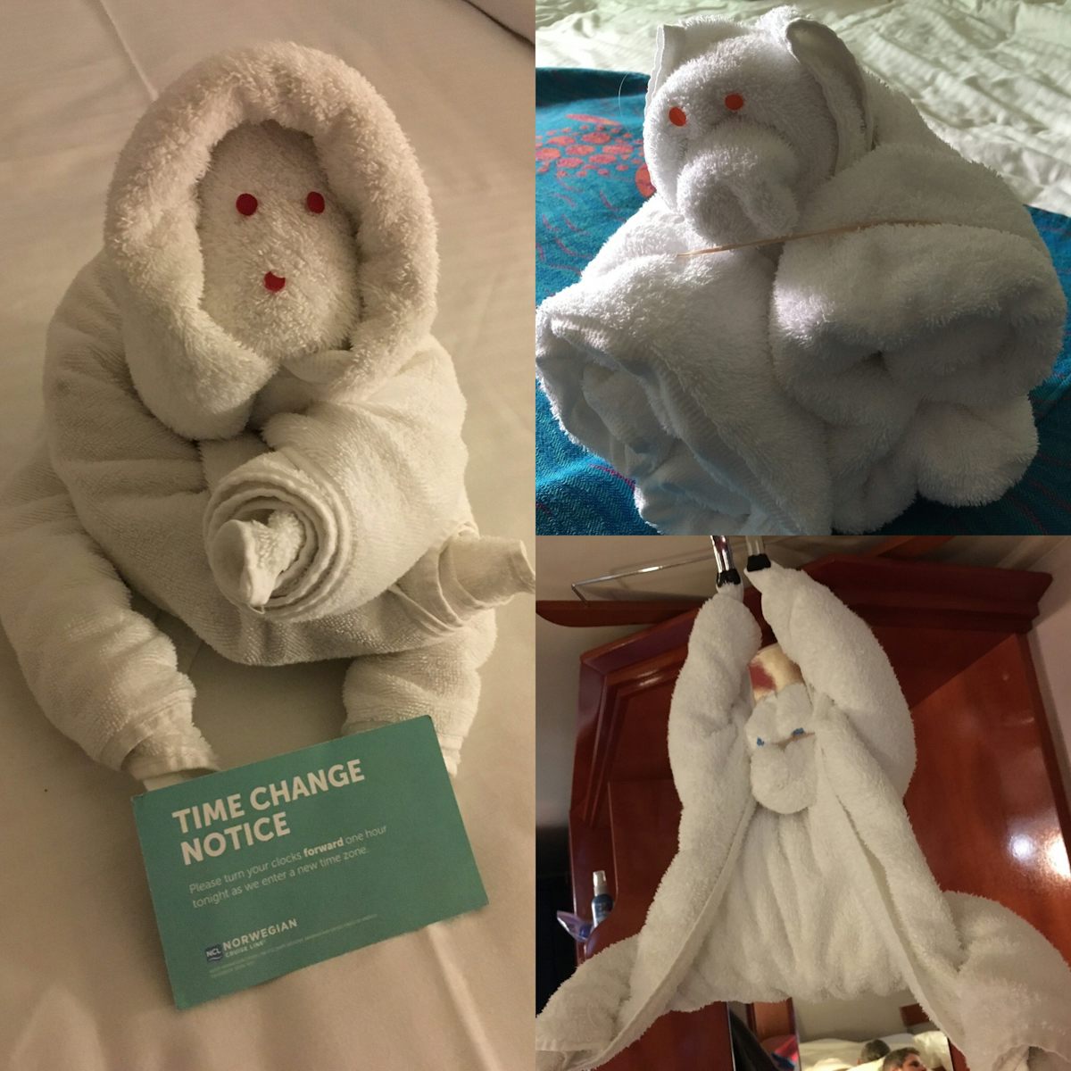 Our favorite towel animals