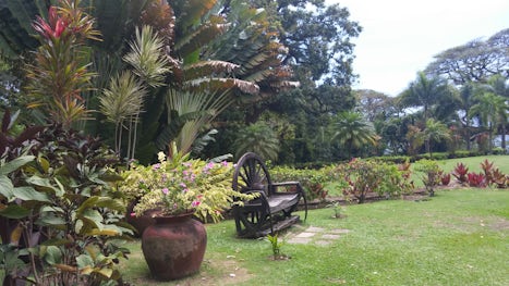 One of the beautiful gardens we got to visit as a part of the rainforest ec