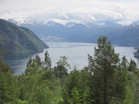 Excursions around the fjords a- Olden.