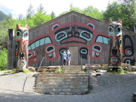 One of the meeting halls for the Tlingit Indians of Ketchikan