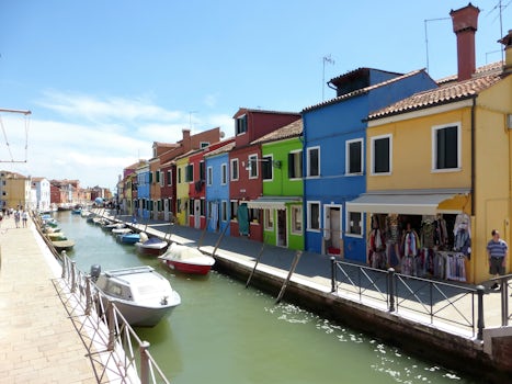 Beautiful Burano; one of the Venetian islands.
