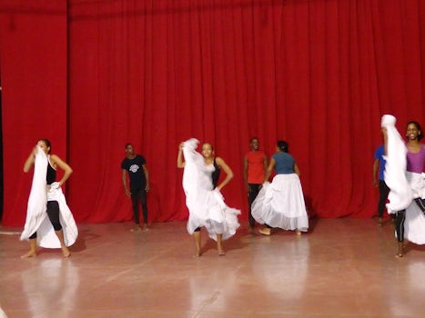 African Cuban dance recital - Santiago de Cuba
