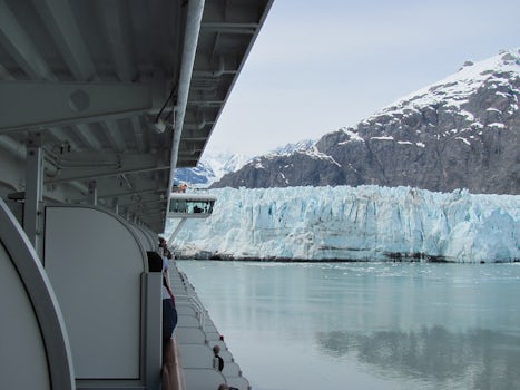 Margerie Glacier from cabin starboard side