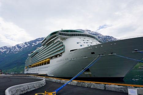 Navigator of the Seas docked at Olden