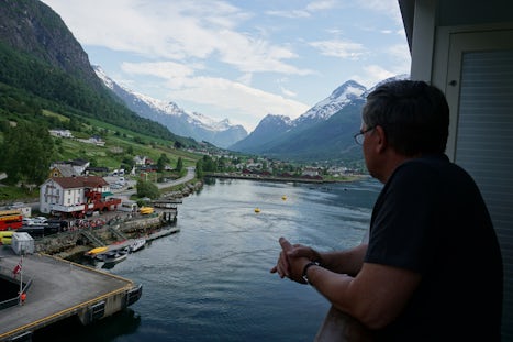 Olden, Norway, from our balcony