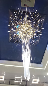 Starburst in Atrium on P&O's Britannia