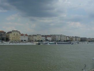Ship parked in Budapest