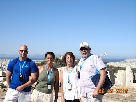 Hanging out at the Acropolis in Greece