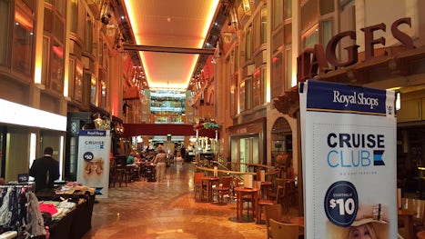 Indoor "Mall" on Navigator of the Seas