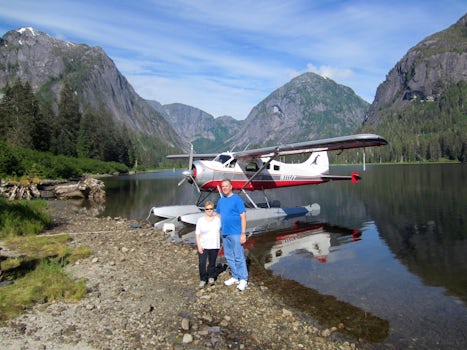 Landing on an alpine lake in Misty Fjords National Monument.  Breathtaking!