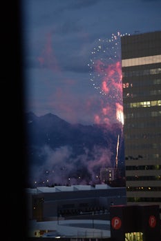 4th or July fireworks in Anchorage -- 12:30 AM and still light out!!