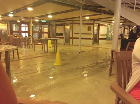 More floods. Dingy tables